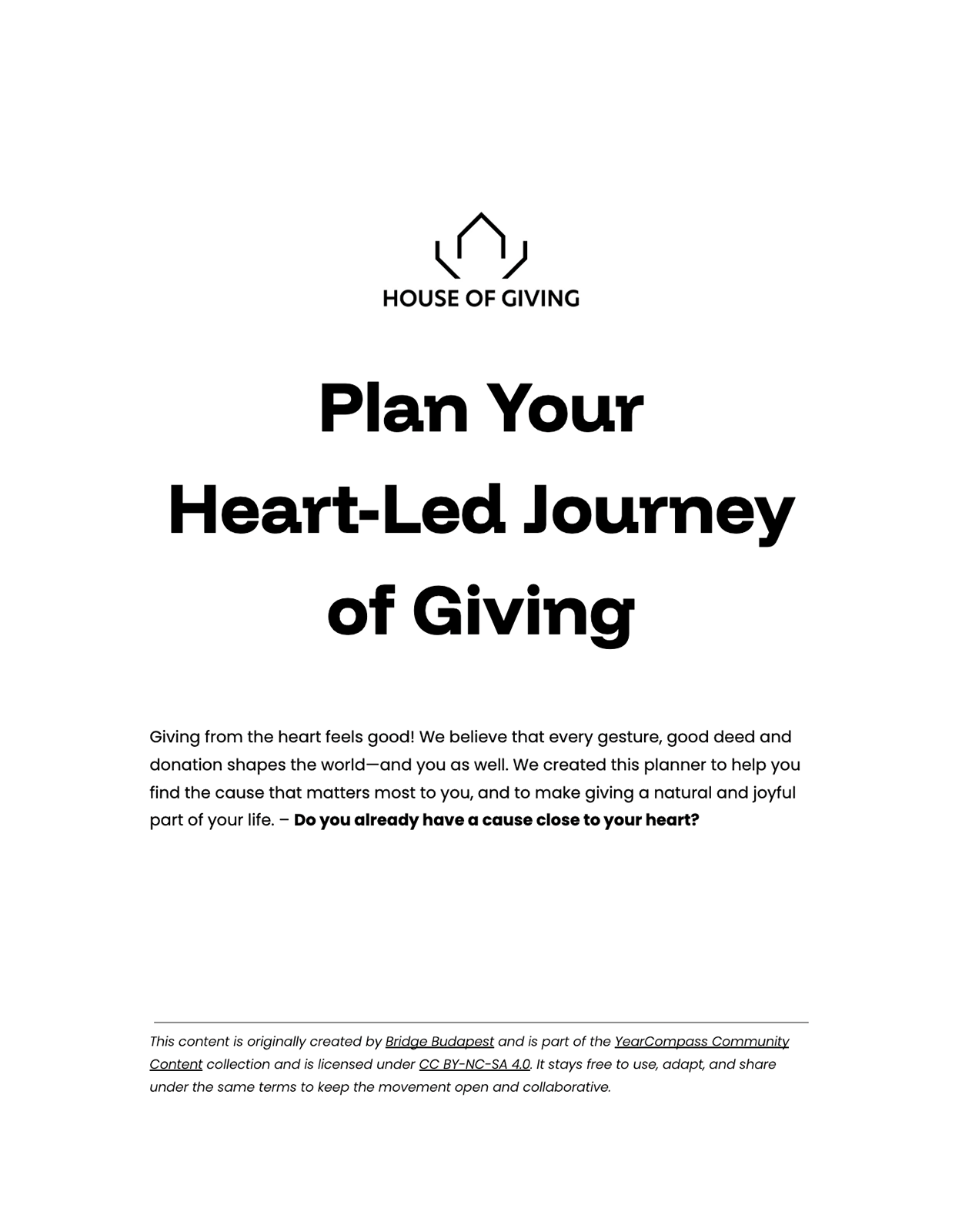 Plan Your Heart-Led Journey of Giving